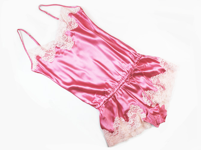 【Aubade】【オーバドゥ】《Crepuscule Satine》VI87　シルクテディ　Pink Fizz