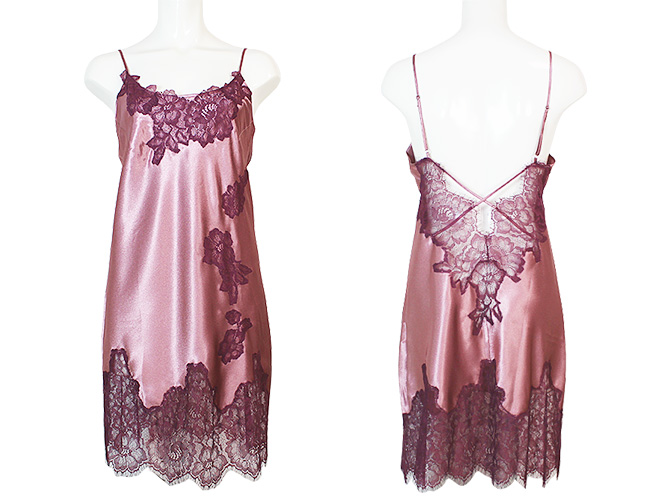 【COEMI】【コエミ】221201　スリップ dustypink/wine