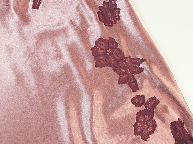 【COEMI】【コエミ】221201　スリップ dustypink/wine