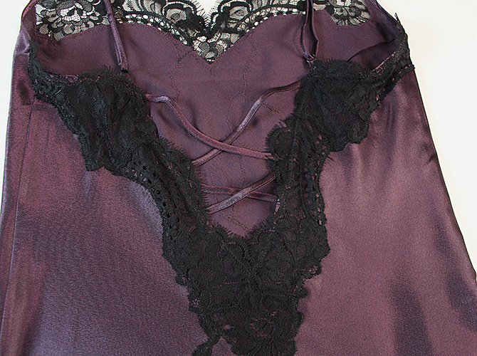 【COEMI】【コエミ】231901 スリップ Damson/Black 