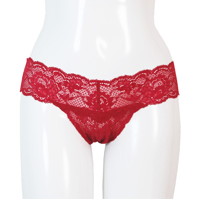 【COSABELLA】【コサベラ】Never Say Never《Cutie》ストレッチレースタンガ　　MYSTIC　RED 