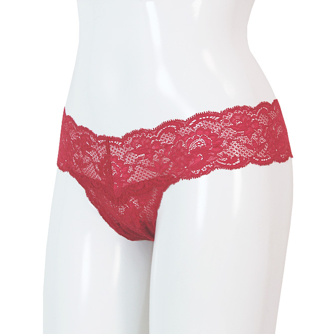 【COSABELLA】【コサベラ】Never Say Never《Cutie》ストレッチレースタンガ　　MYSTIC　RED 