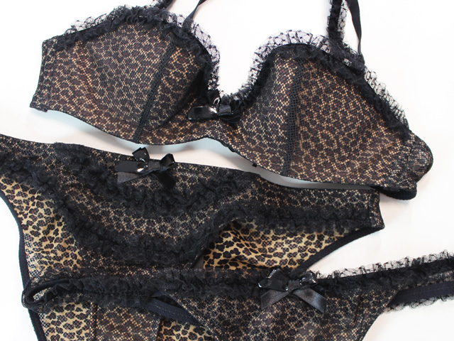 【Chantal Thomass】【シャンタルトーマス】《Party》0292　パテッドブラ　Panther