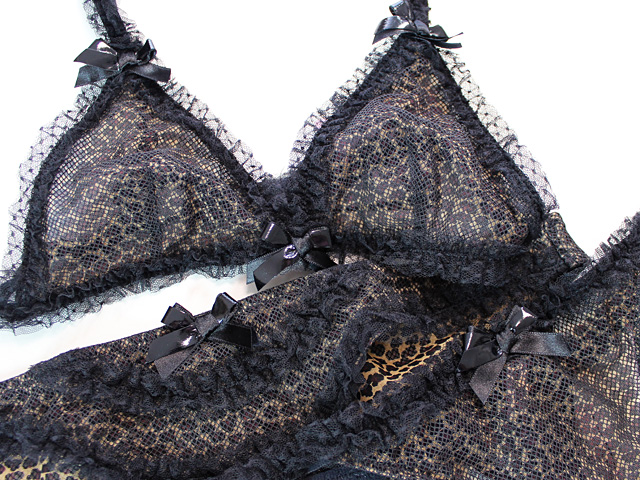 【Chantal Thomass】【シャンタルトーマス】《Party》0293　トライアングルブラ　Panther
