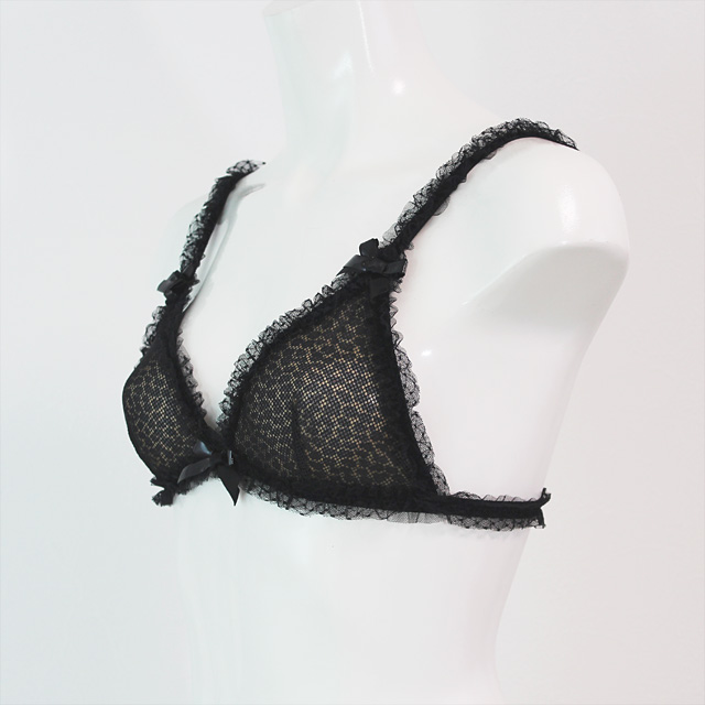 【Chantal Thomass】【シャンタルトーマス】《Party》0293　トライアングルブラ　Pantherト