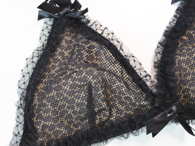 【Chantal Thomass】【シャンタルトーマス】《Party》0293　トライアングルブラ　Panther