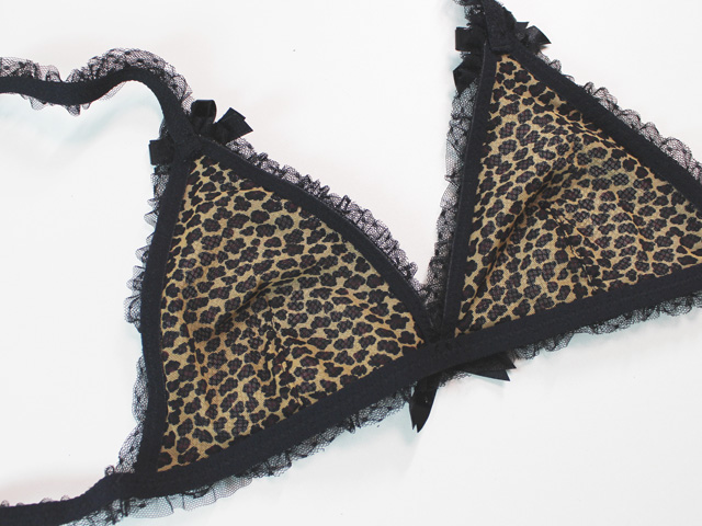【Chantal Thomass】【シャンタルトーマス】《Party》0293　トライアングルブラ　Panther