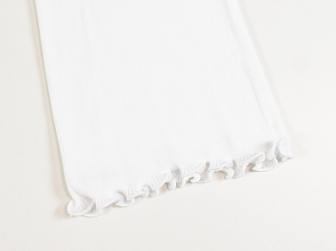 【Oscalito】【オスカリート】3109　コットンリブ　キャミソール　BIANCO（ホワイト）