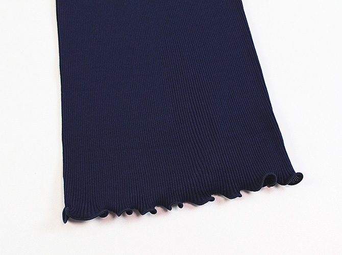 【Oscalito】【オスカリート】3122　コットンリブ タンクトップ BLUE（ネイビー）