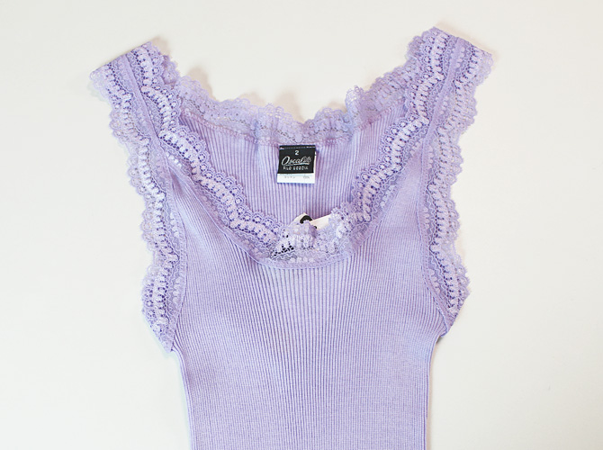 【Oscalito】オスカリート　3162　コットンタンクトップ Lilac