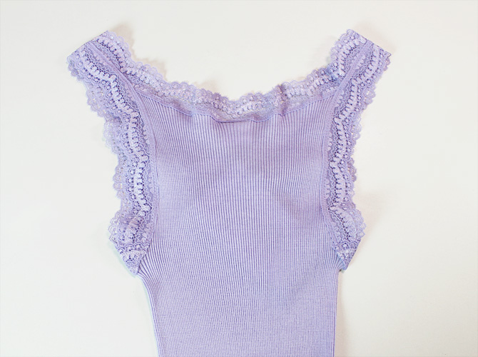 【
Oscalito【オスカリート】3162 コットンタンクトップ Lilac