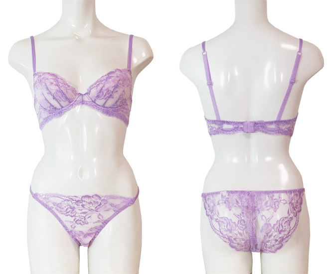 【STUDIO SHINNO】スチューディオシンノ 0822　サイドストリング　総レースショーツ　Lilac