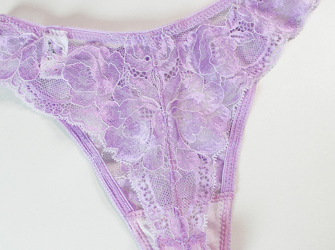 【STUDIO SHINNO】スチューディオシンノ 0823　総レースタンガ　Lilac
