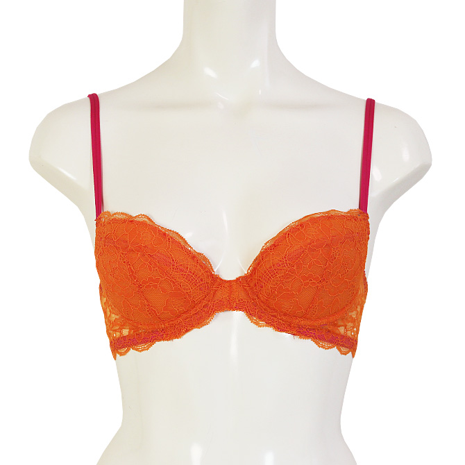 【STUDIO SHINNO】【スチューディオシンノ】　0852 ダブルパットブラ　Orange/Strawberry