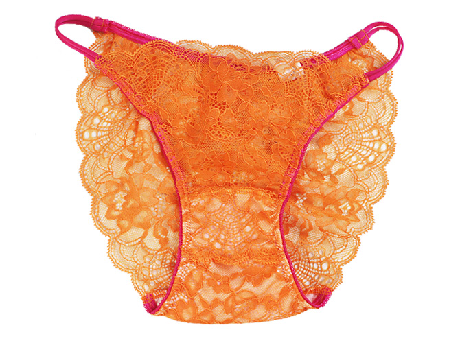 【STUDIO SHINNO】【スチューディオシンノ】 0853　サイドストリング　総レースショーツ　Orange/Strawberry 