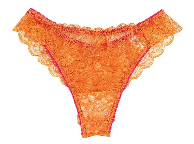 【STUDIO SHINNO】【スチューディオシンノ】 0854　総レースタンガ　Orange/Strawberry
