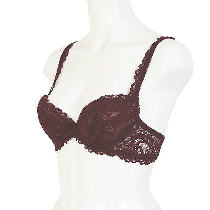 【STUDIO SHINNO】【スチューディオシンノ】　0855 ダブルパットブラ　Burgundy 
