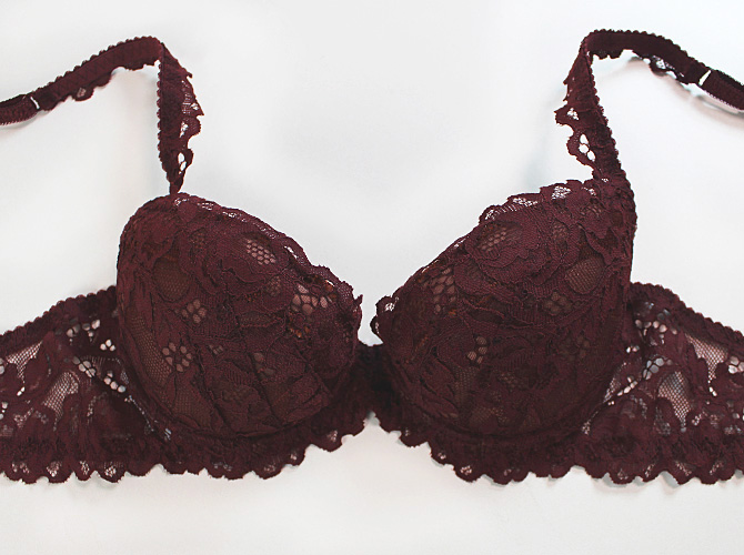 【STUDIO SHINNO】【スチューディオシンノ】　0855 ダブルパットブラ　Burgundy 
