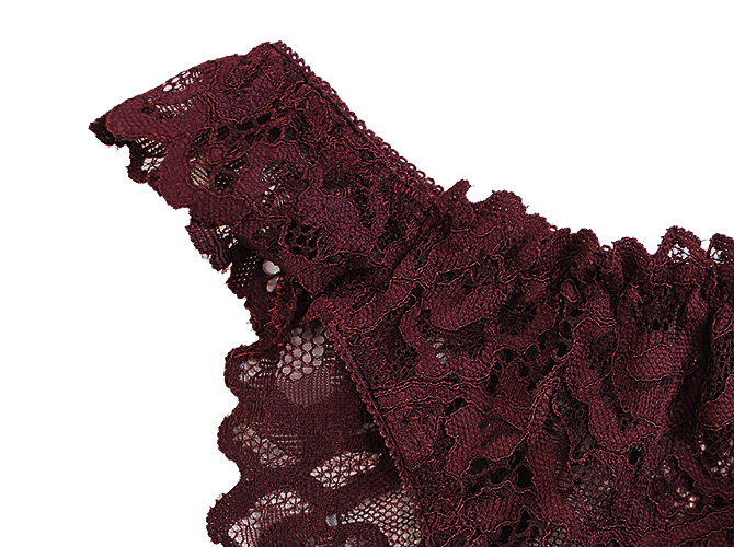 【STUDIO SHINNO】スチューディオシンノ 0856　総レースショーツ　 Burgundy 