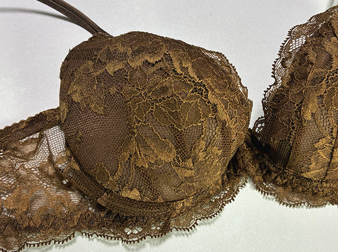 【STUDIO SHINNO】【スチューディオシンノ】0880　総レース ダブルパットブラ 