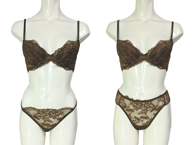 【STUDIO SHINNO】【スチューディオシンノ】0880　総レース ダブルパットブラ 