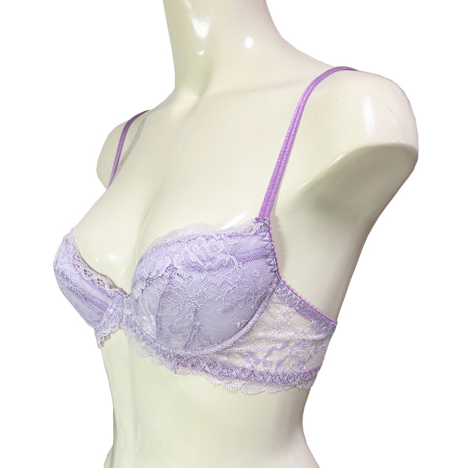 【STUDIO SHINNO】【スチューディオシンノ】0880　総レース ダブルパットブラ 