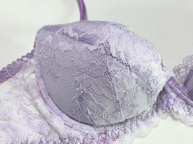 【STUDIO SHINNO】【スチューディオシンノ】0880　総レース ダブルパットブラ 