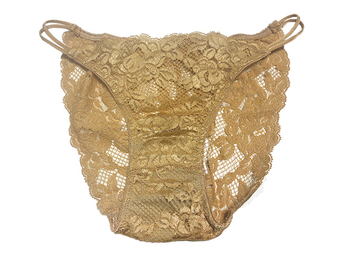 【STUDIO SHINNO】スチューディオシンノ 0921　サイドストリング　総レースショーツ　モカ 