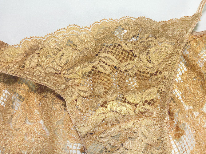 【STUDIO SHINNO】スチューディオシンノ 0921　サイドストリング　総レースショーツ　モカ 