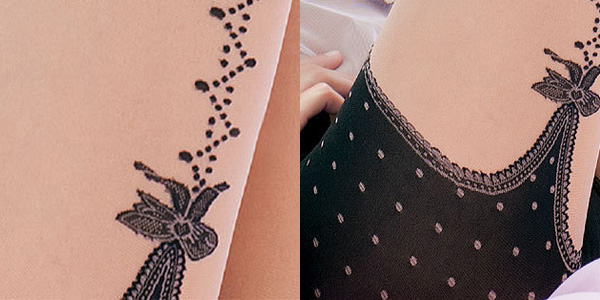 【Trasparenze】【トラスパレンツェ】EMOTION バックシーム・デザインストッキング