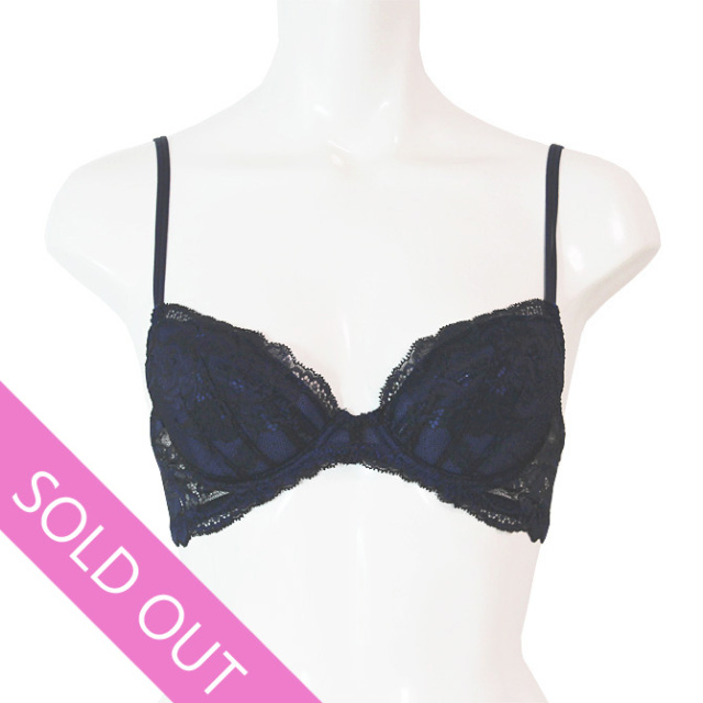 【STUDIO SHINNO】【スチューディオシンノ】 0821 オールレース ダブルパッテッドブラ Night Blue/Black
