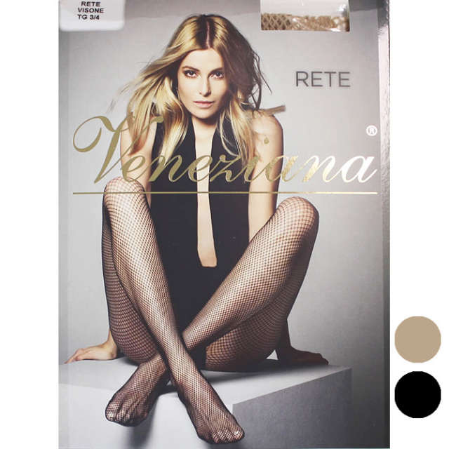 【Veneziana】【ベネチアナ】RETE 網ストッキング